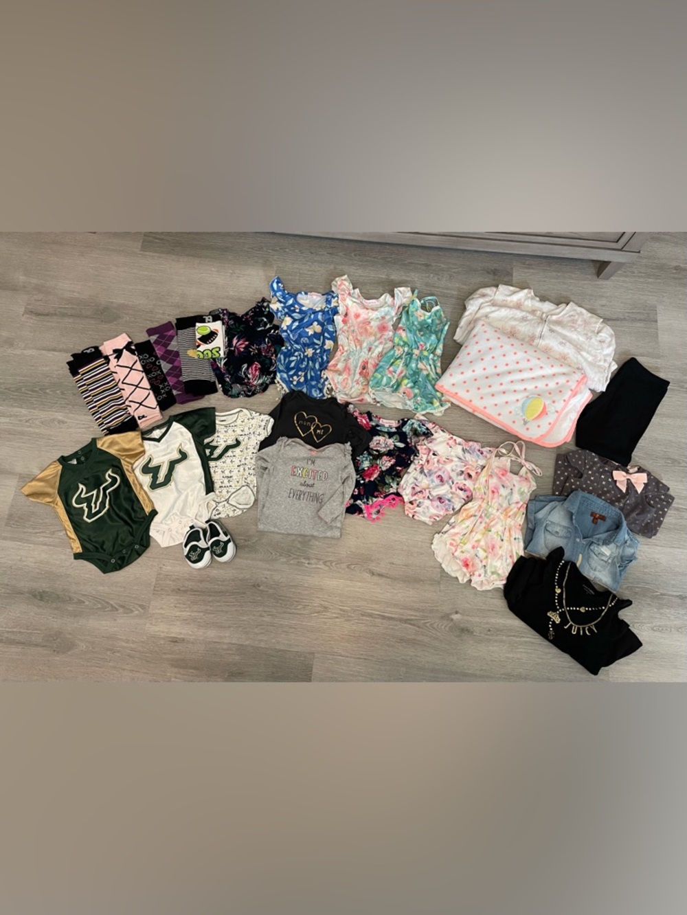 Baby Girl Clothing Bundle Sizes 0-24M